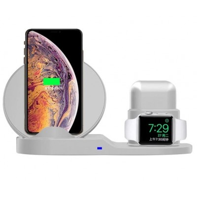 2020 Inventory Cheap 3 in 1 Wireless Charger 15W Table Charger for Mobile Phone for Apple Watch for Air Pods